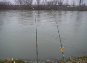 Ловля рыбы на реке весной